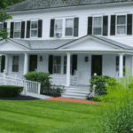 Wheelchair ramp added to home exterior